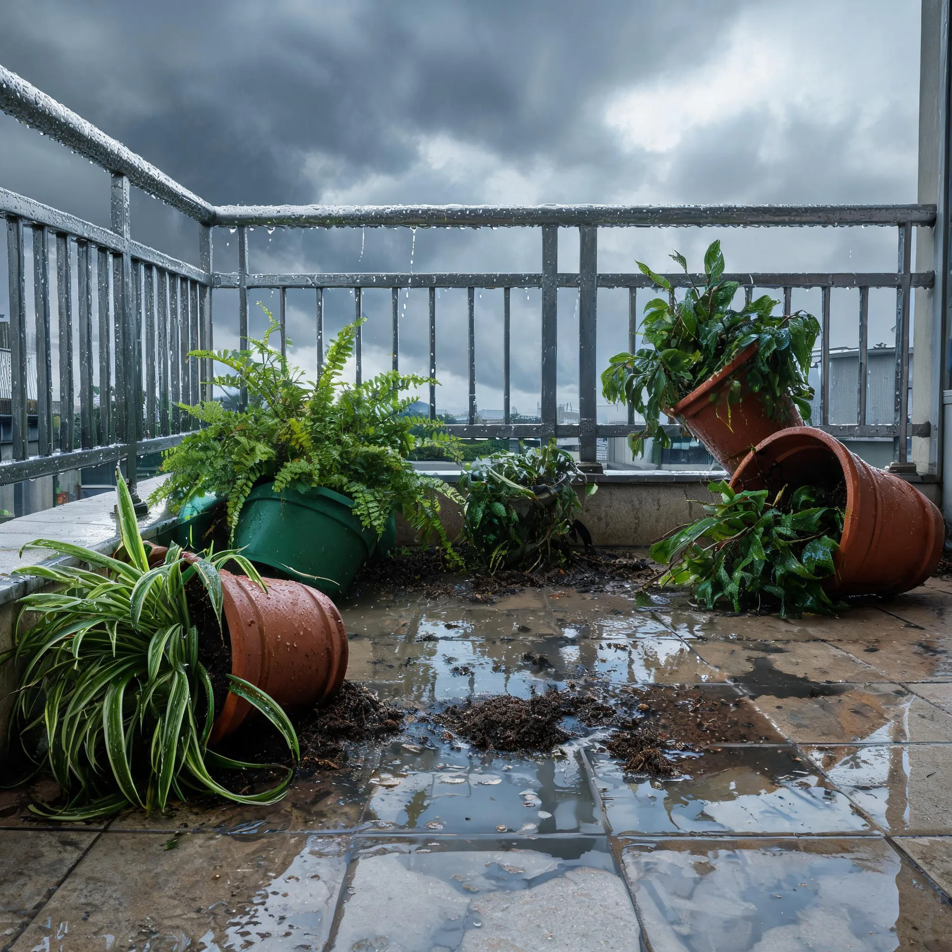 风雨侵袭
